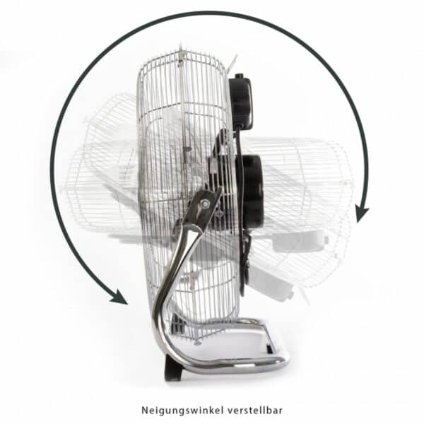 Proficare Windmaschine Bodenventilator Metal Retro-Design Ø 40 cm NEU – Bild 4
