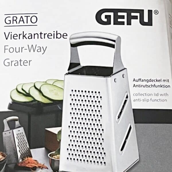 GEFU Grato Vierkant-Reibe Hobel aus Edelstahl Gastro NEU – Bild 2