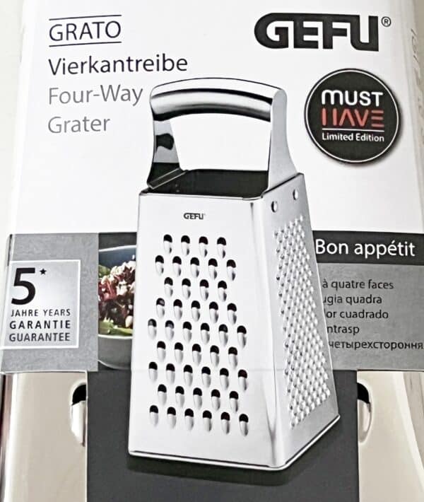 GEFU Grato Vierkant-Reibe Hobel aus Edelstahl Gastro NEU – Bild 3