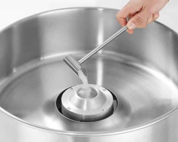 Hendi Gastro Zuckerwatten-Maschine aus Edelstahl Pink Silber 230V NEU – Bild 5