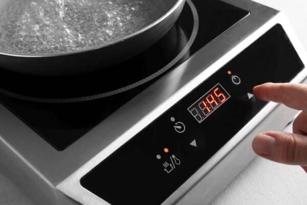 Edelstahl Induktionskocher Induktion Kochplatte Kochfeld Digital 3500W 230V NEU – Bild 3
