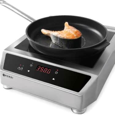 Hendi induction cooker Induktionskocher Digital Silber 3500W 230V NEU