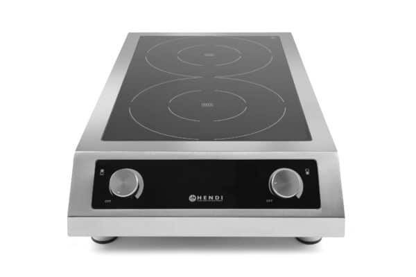 Hendi Doppel-Kochplatte Induktionsplatte Induktion DUO manuell 400V 7000W NEU – Bild 3