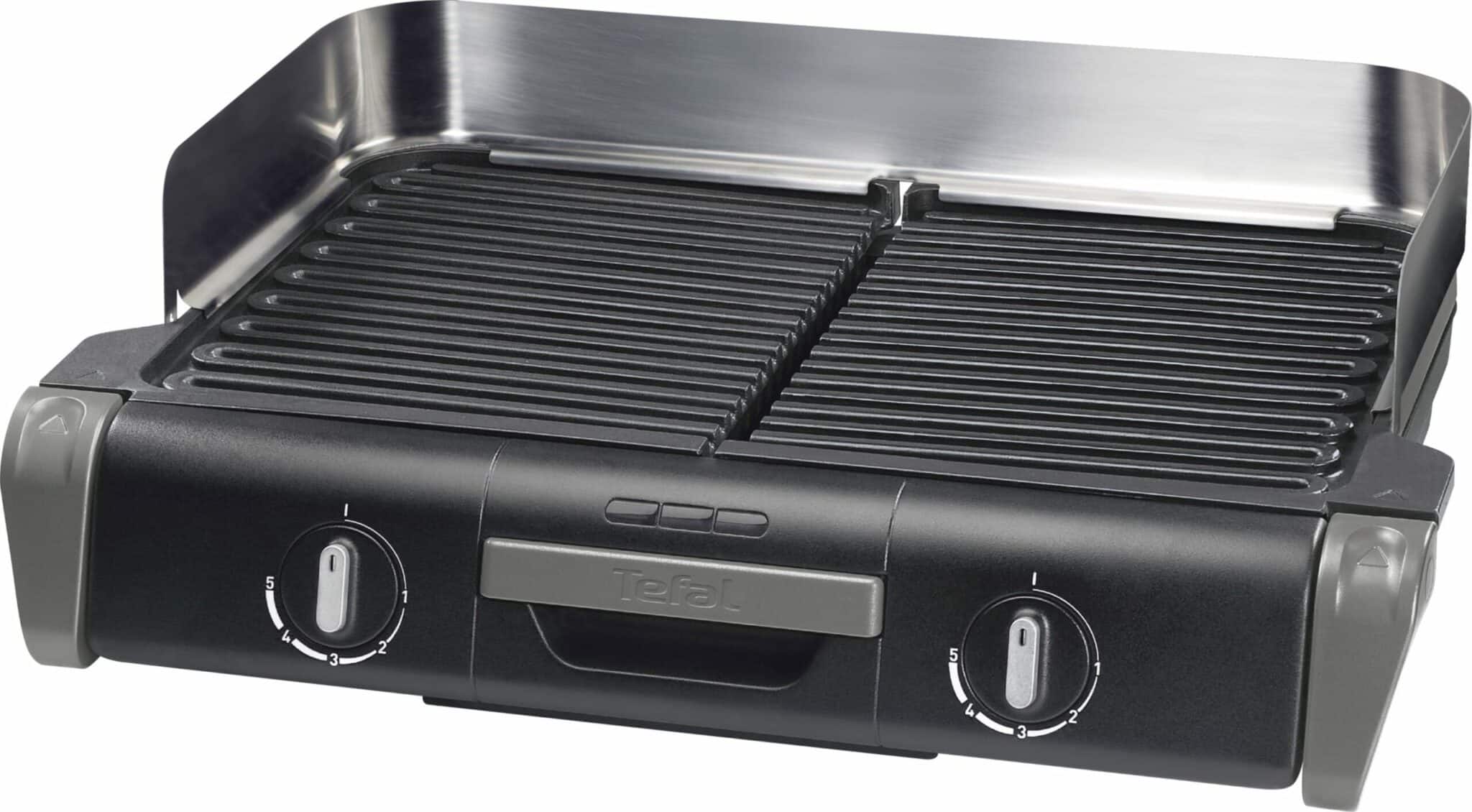 Tefal BBQ Tischgrill Grillplatte Elektro-Grill Kontakt-Grill 2400 Watt NEU