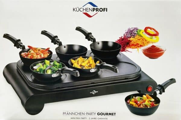 Küchenprofi Raclette Pfännchen-Party GOURMET NEU
