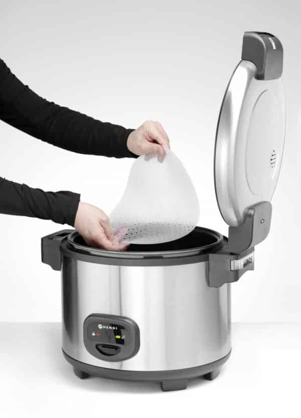 Hendi Reiskocher Gemüse-Garer aus Edelstahl für 30 Personen 5,4 Liter Silber NEU – Bild 4