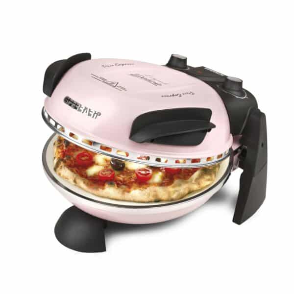 G3-Ferrari Pizzamaker Pizzaofen Express 400°C 1200W ICE Rosa Pink NEU