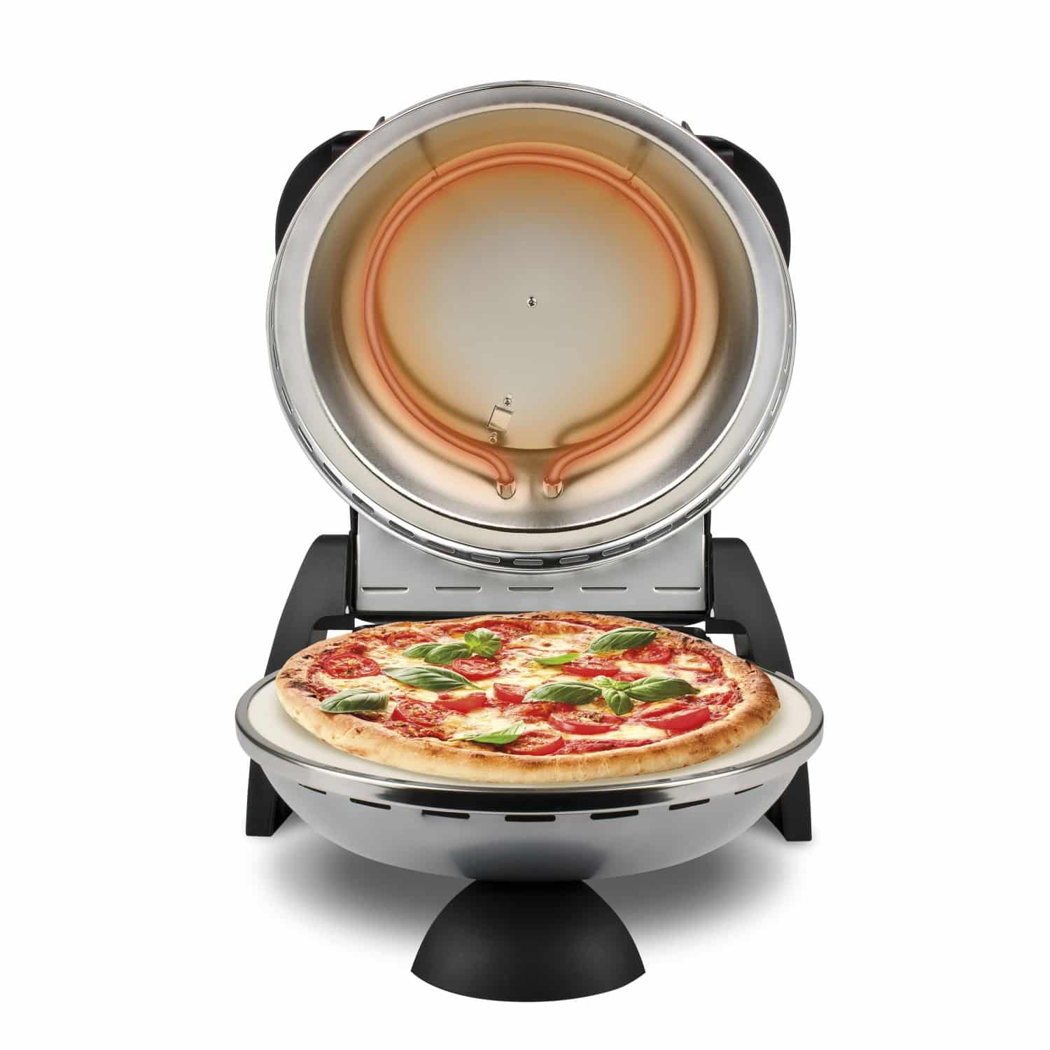 fertig Ferrari-Rot G3-Ferrari Pizzaofen Pizzamaker Express Italy Pizza in 3 min 