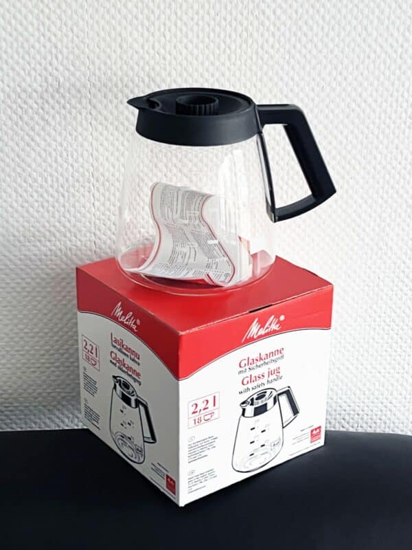 Melitta Glas-Kanne Ersatz-Kaffee-Kanne aus Glas 2,2 Liter NEU