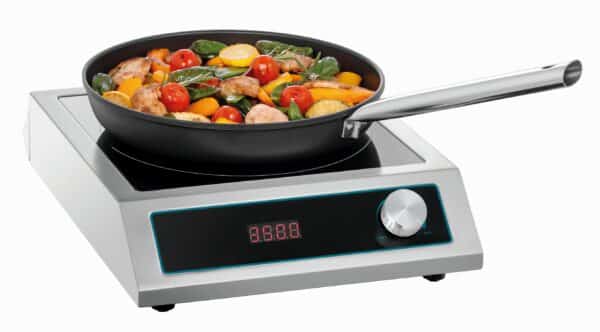 Bartscher Induktionskocher Kochplatte Induktion 3500W Manuell Silber Chefidee – Bild 4