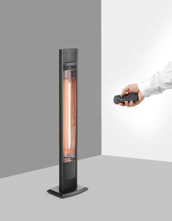 Hendi Infrarot-Heizgerät Stand-Heizstrahler Terrassenheizer Tornado 2000W NEU – Bild 4