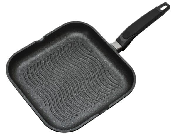 GSW Grillpfanne Steakpfanne Induktion 28x28cm Titanium Granit Ferrotherm NEU – Bild 2