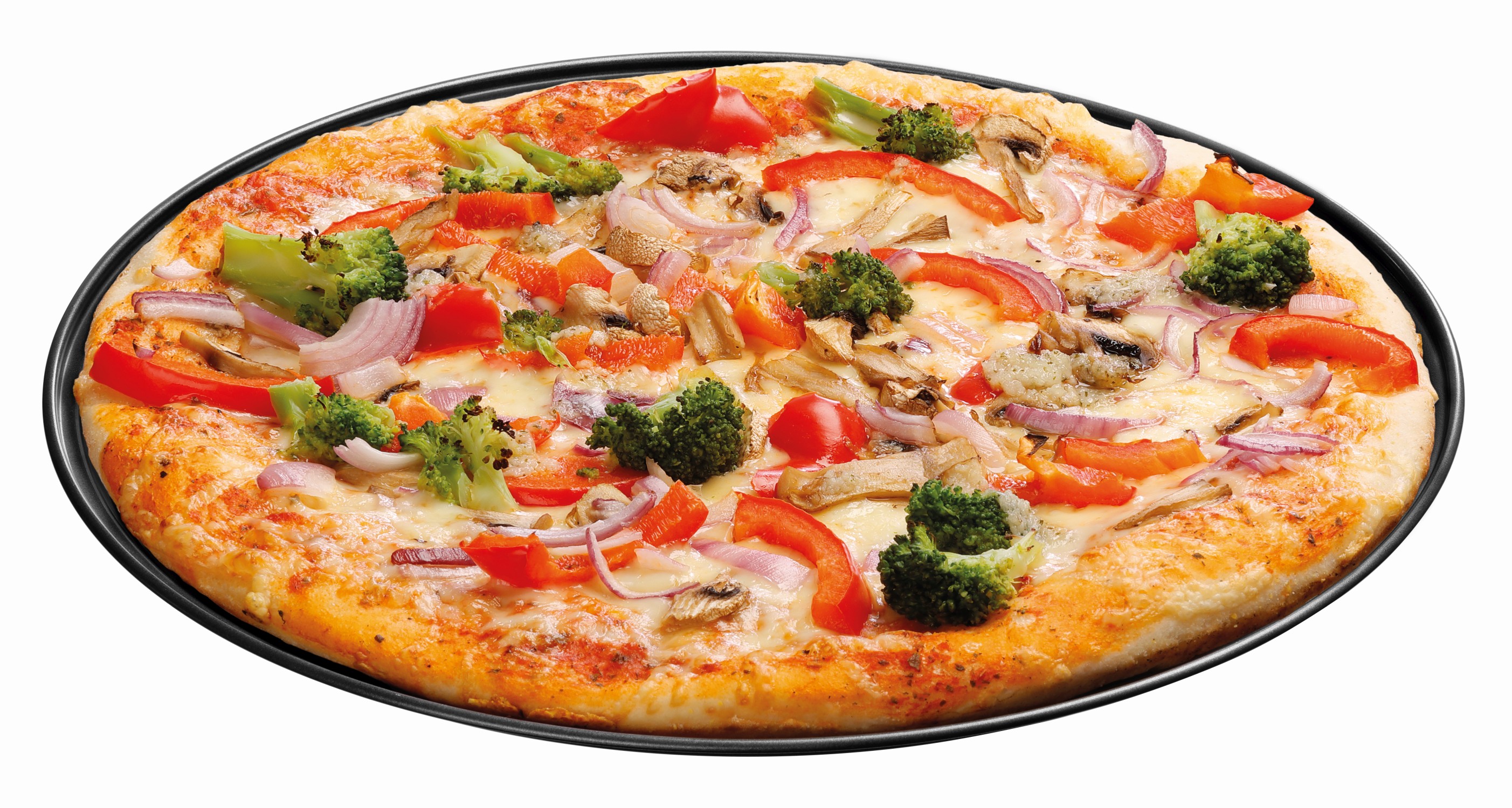 30 Stück Pizzablech Pizzaform Ofenform Profi Ofenblech rund Ø 26 cm Gastlando