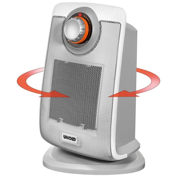 Unold Keramik Bad-Heizlüfter für das Badzimmer 1200-2000 Watt Weiss NEU – Bild 3