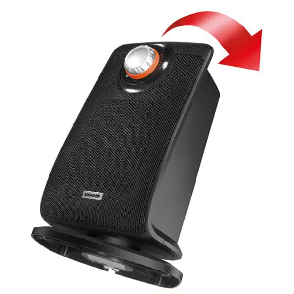 Unold Keramik Bad-Heizlüfter für das Badzimmer 1200-2000 Watt Schwarz NEU – Bild 3