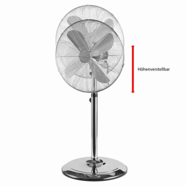 Proficare Metal Standventilator Tisch-Ventilator Retro-Design ca. Ø 40 cm NEU – Bild 2