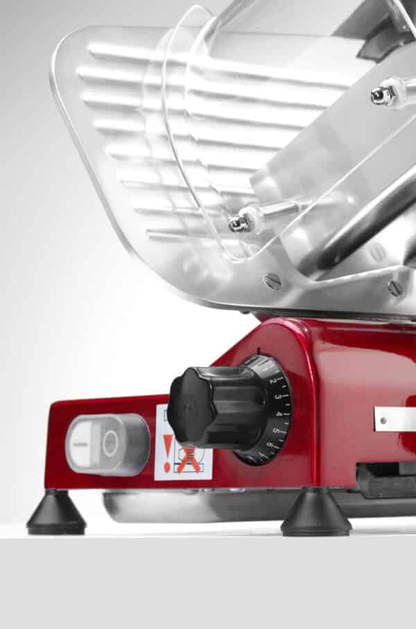 Hendi Allesschneider Aufschnittmaschine Wurst Fleisch Käse Ø 250 mm Rot NEU – Bild 7