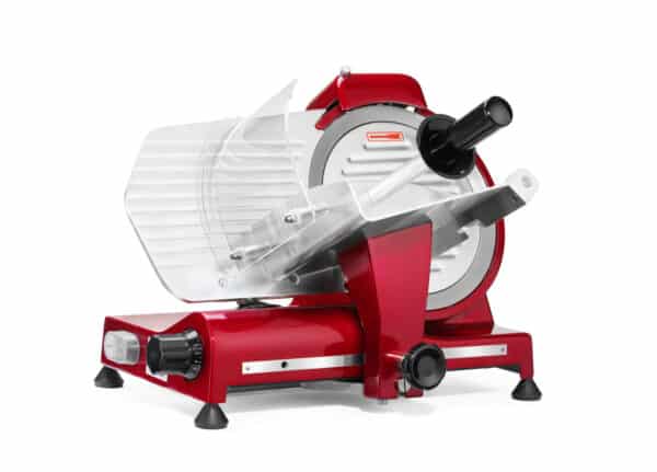 Hendi Allesschneider Aufschnittmaschine Wurst Fleisch Käse Ø 250 mm Rot NEU