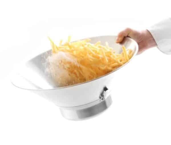 Hendi Frittierseiher Seiher Pommes Sieb Abtropfschale aus Edelstahl Ø 41 cm NEU – Bild 3