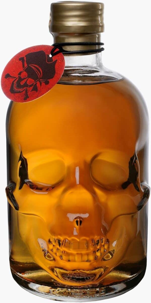 (1L/44,80€) RUM Totenkopf-Flasche SeaWolf Spirit 35% Vol. 0,5 Liter NEU