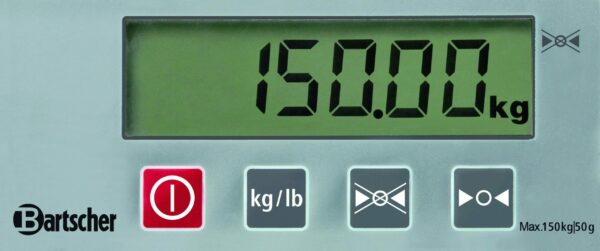Bartscher Digital Küchenwaage Postwaage Waage 150 Kg 50g NEU – Bild 4