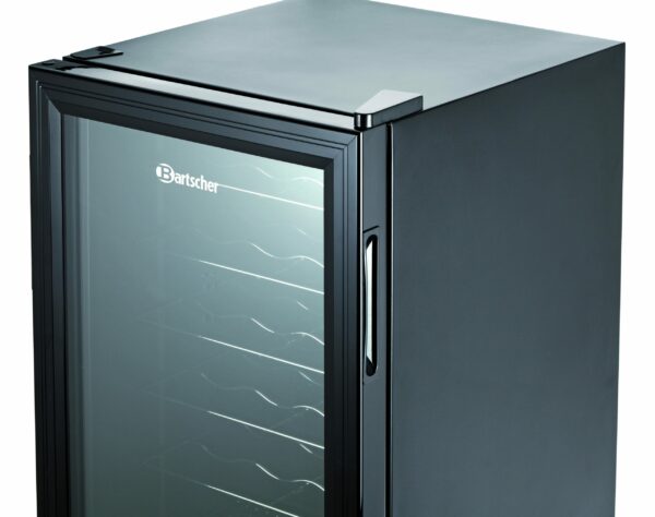 Bartscher Flaschen-Kühlschrank mit Glastür 88 Liter Schwarz NEU – Bild 6