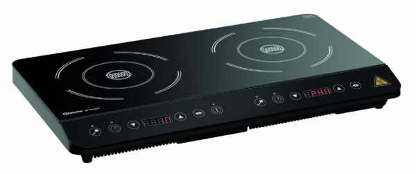 Bartscher Induktionskocher Kochplatte SCHOTT CERAN DUO 3500W Schwarz NEU – Bild 5