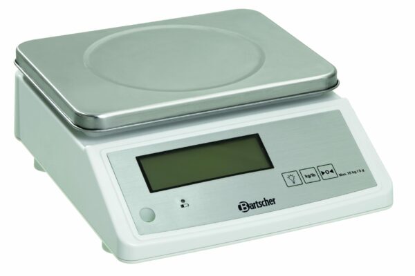 Bartscher Digital Küchenwaage Paket-Waage Industrie-Waage bis 15 kg Silber – Bild 5