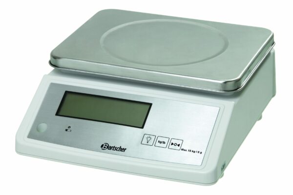 Bartscher Digital Küchenwaage Paket-Waage Industrie-Waage bis 15 kg Silber – Bild 6