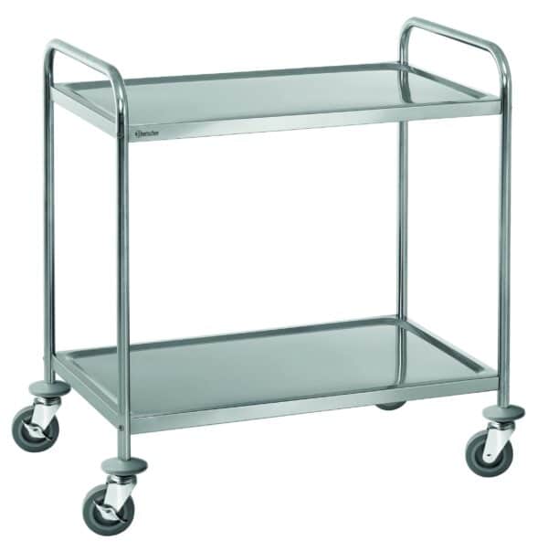 Bartscher Servierwagen Küchenwagen Küchen-Rollwagen Silber NEU – Bild 3