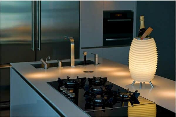 Synergy LED-Lampe Getränkekühler Weinkühler Dimmbar Bluetooth Sound-System XL 65 – Bild 7