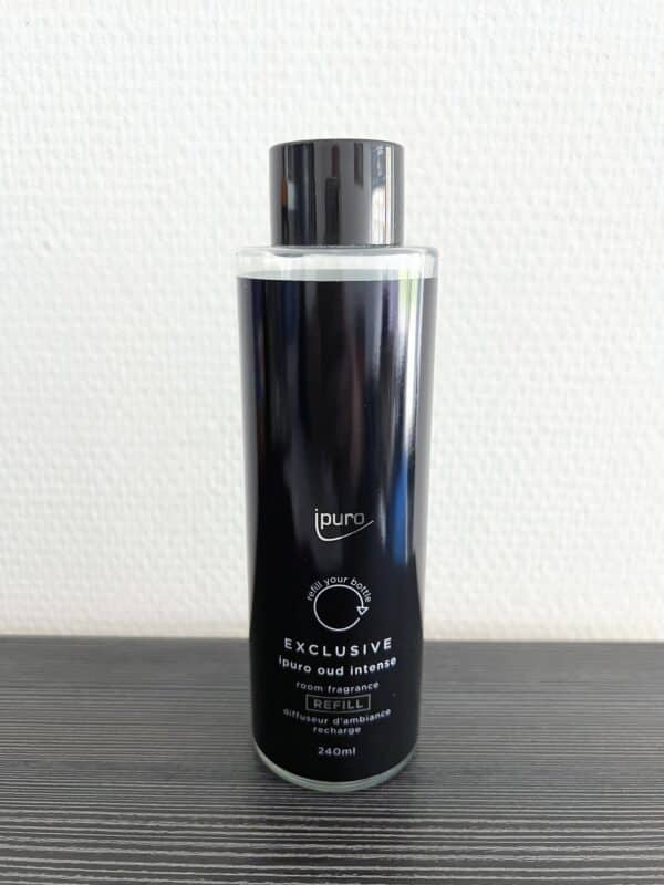 Ipuro Duftöl Raumduft Lufterfrischer Oud Intense 2x 240 ml Flasche + 5 Sticks – Bild 2
