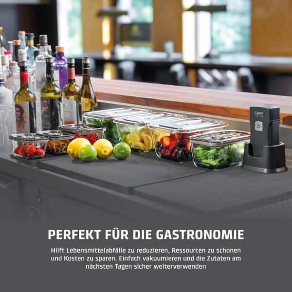 CASO Hand-Akku-Vakuumierer Design Vacu OneTouch Pro Set NEU – Bild 5