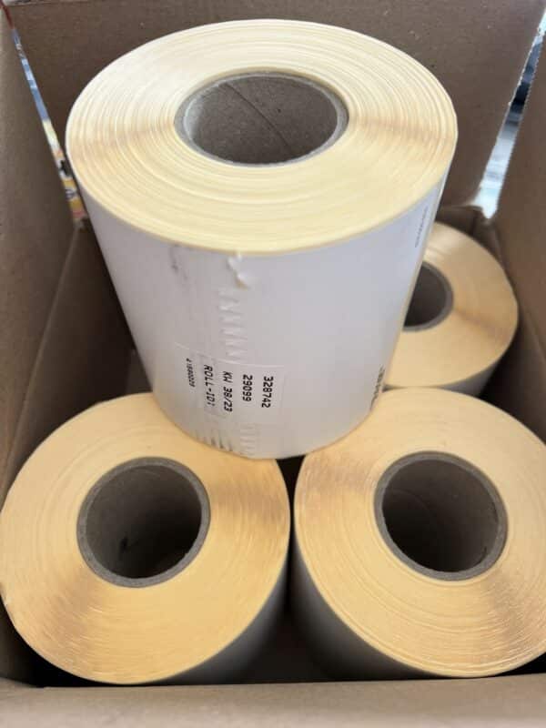 DHL 4x Thermo-Rolle 1000x Versand-Etikette Aufkleber 103 x 199 mm 910-300-610