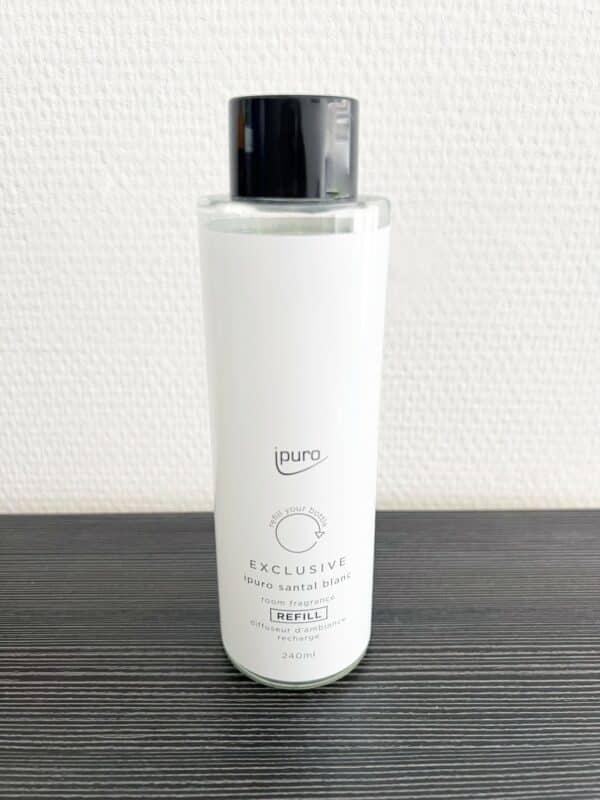 Ipuro Duftöl Raumduft Lufterfrischer Santal Blanc 2x 240 ml Flasche + 5 Sticks – Bild 2