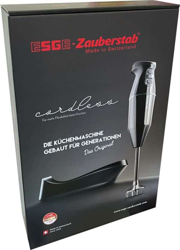 ESGE-Zauberstab Stabmixer Akku Stick-Blender Pürier-Gerät Weiss NEU – Bild 9