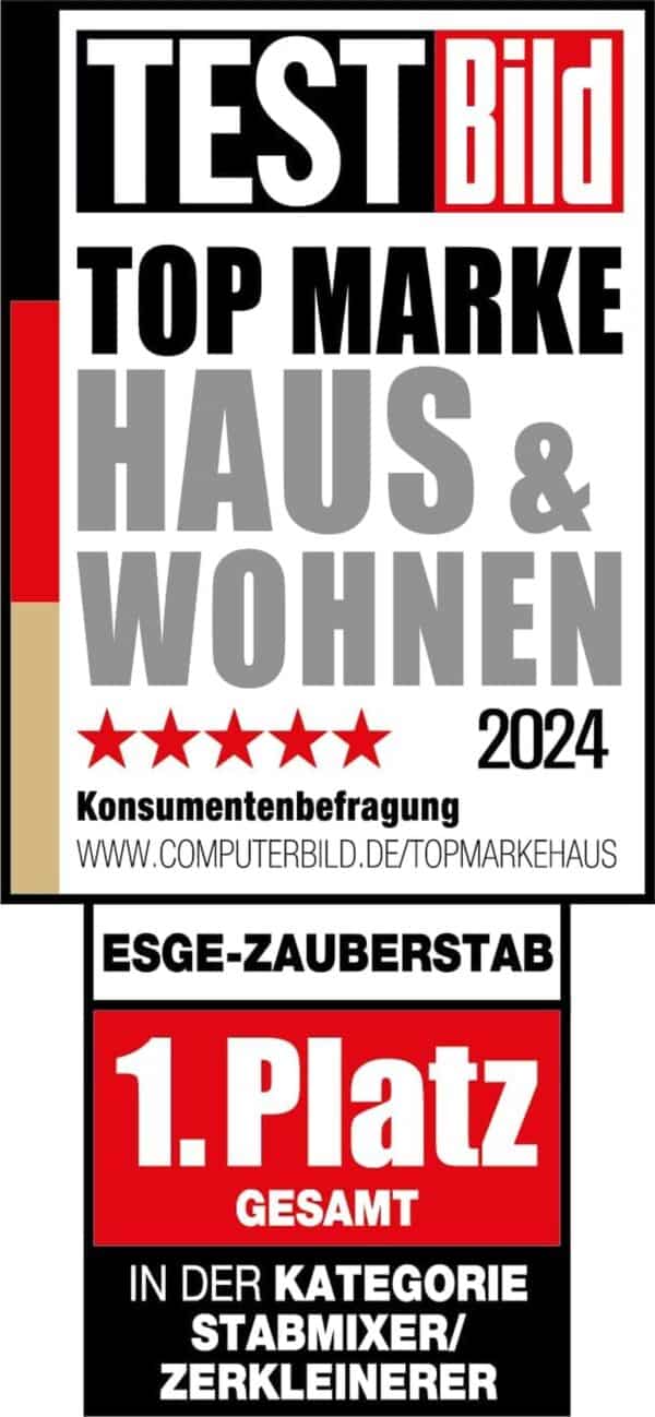 ESGE-Zauberstab Stabmixer Akku Stick-Blender Pürier-Gerät Weiss NEU – Bild 4