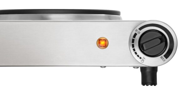 Bartscher Elektro Doppel-Kochplatte aus Edelstahl DUO Kocher Silber NEU – Bild 5
