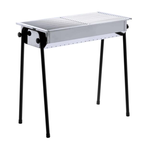 Hendi Holzkohle-Grill Tisch-Grill Stand-Grill Inkl. 2 Roste aus Edelstahl NEU