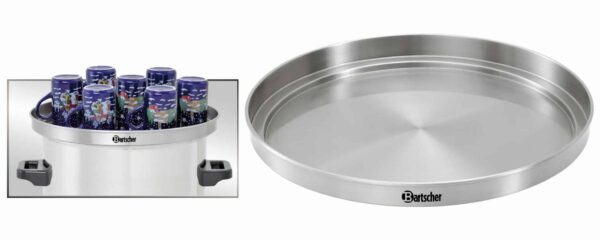 Bartscher Glühweinkessel Glühweintopf Einkochtopf Set + Warmhaltedeckel 25 Liter – Bild 3
