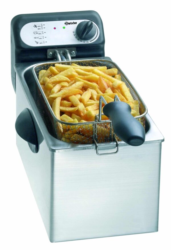 Bartscher Fritteuse Elektro Friteuse Tischgerät 3 Liter 230V 2000W NEU