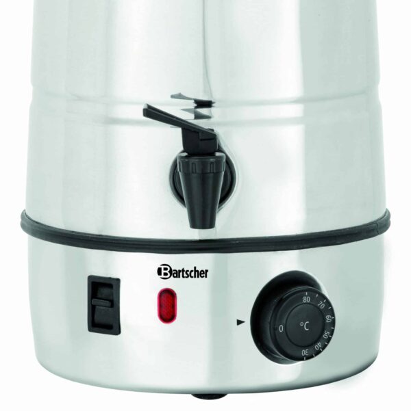 Bartscher Heisswasserspender Glühweintopf aus Edelstahl 7 Liter 30-80°C B-Ware – Bild 3