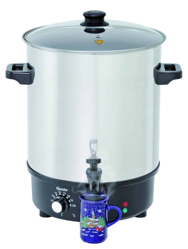 Bartscher Glühweintopf Einkochtopf 30 Liter CNS NEU – Bild 3