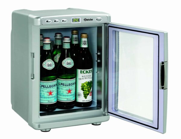 Bartscher Mini-Kühlschrank Camping Kühlbox Kfz Silber 19 Liter 12V 230V NEU – Bild 5