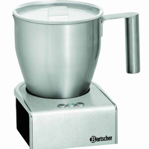 Bartscher Milchaufschäumer Induktion aus Edelstahl Silber 400ml NEU