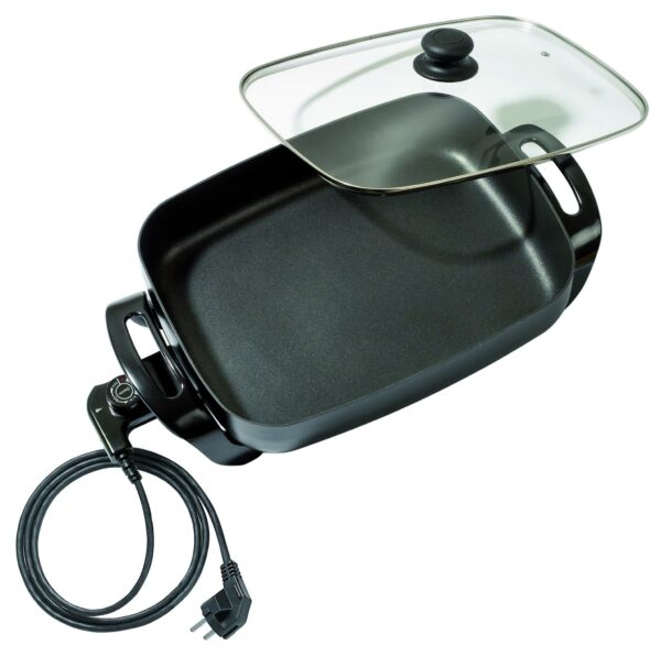 Bartscher Multipfanne Partypfanne 40x30 cm 7,5 Liter 1500 W Schwarz NEU – Bild 3