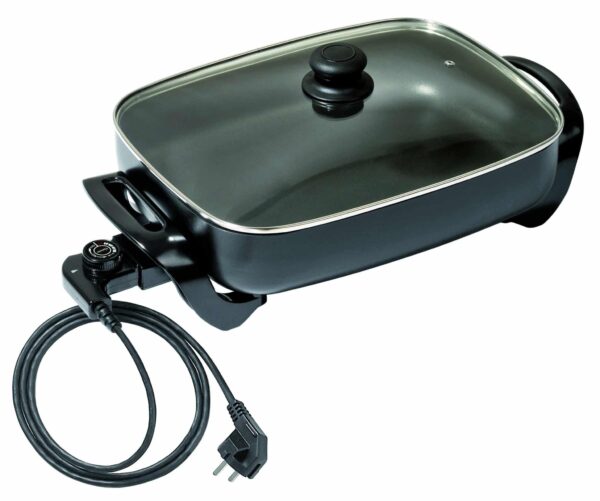 Bartscher Multipfanne Partypfanne 40x30 cm 7,5 Liter 1500 W Schwarz NEU – Bild 4
