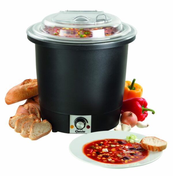 Bartscher Suppentopf, 10L, schwarz