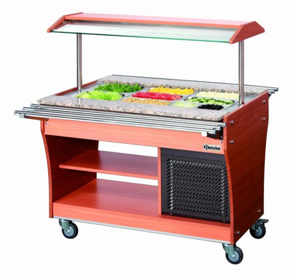 Bartscher Tablettrutsche, 1 Stück, 3x 1/1 GN – Bild 3