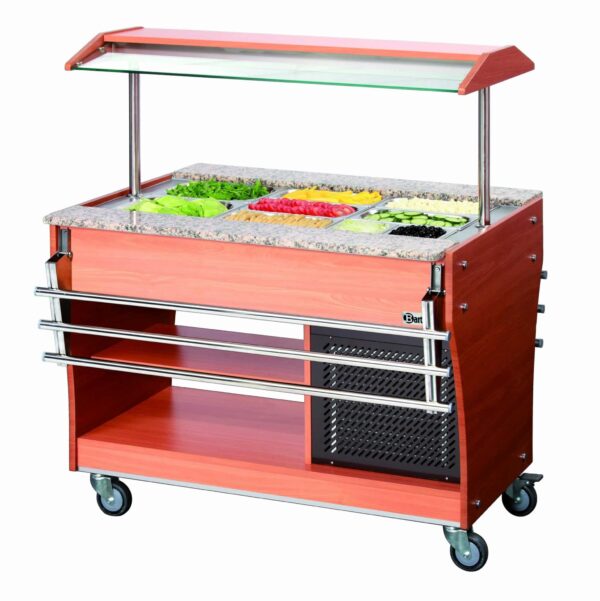 Bartscher Tablettrutsche, 1 Stück, 3x 1/1 GN – Bild 4